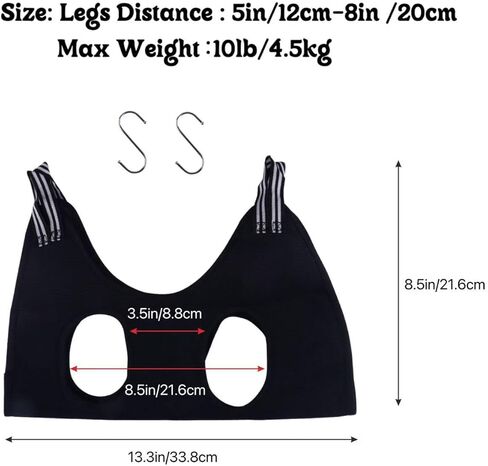 Dog Grooming Arm with Hammock,2 No Sit Haunch Holder&Loop Noose,Adjustable Height,Foldable Dog Grooming Table Arm for Small Dogs&Puppies, Pet Cat Grooming Kit in Kuwait