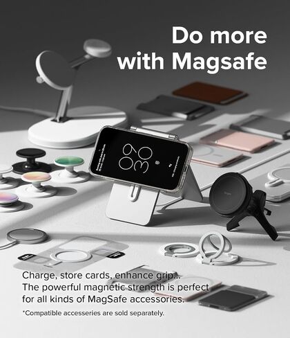 Ringke Fusion [Compatible with MagSafe] Designed for Google Pixel 9 Pro Case and Pixel 9 Case, Transparent Scratch Resistant Shockproof Bumper Phone Cover - Magnetic Clear in Saudi Arabia