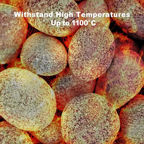 Stanbroil Tumbled Lava Rock Pebbles for Indoor or Outdoor Gas Fire Pits and Fireplaces - 10 pounds(1"-2") in Kuwait