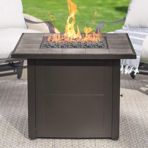 Stanbroil Tumbled Lava Rock Pebbles for Indoor or Outdoor Gas Fire Pits and Fireplaces - 10 pounds(1"-2") in Kuwait