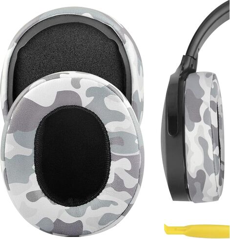 Geekria QuickFit Replacement Ear Pads for Skullcandy Crusher Wireless Crusher Evo Crusher ANC Hesh 3 Headphones Ear Cushions, Headset Earpads, Ear Cups Cover Repair Parts (Deep Red) in Kuwait