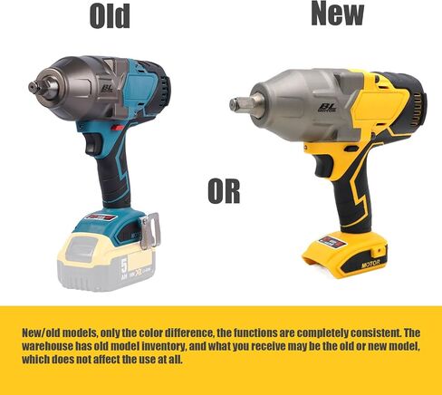 FSYAO 1100 ft-lbs(1500Nm) maximum torque, 20V 1/2 inch cordless impact wrench-brushless, 4-speed adjustment, automatic start and stop.(Host only/Without battery). in Kuwait