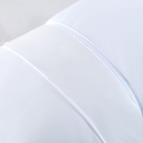 Kingnex 4 Pack Waterproof Feather Proof Pillow Protectors with Zipper on Long Side Standard Size Down Proof Striped Bed Pillow Cover in Kuwait