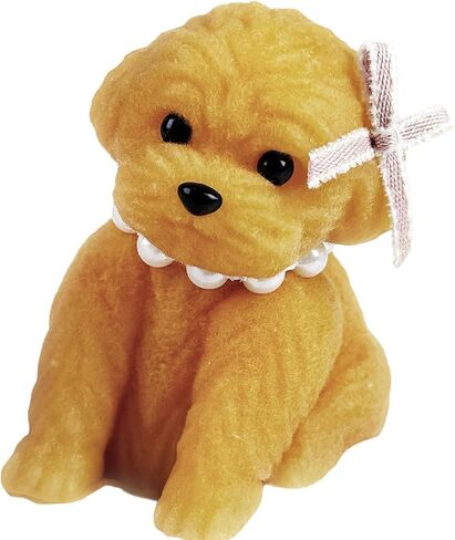 Taba Squishy Dog Toy, Taba Squishy Teddy Dog Toy, Cute Squishy Poodle,Realistic Puppy Toy, Silicone Mochi Fidget Pup, Stress Relief Gift for Adults & Kids (brown-s) in Saudi Arabia