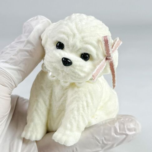 لعبة Taba Squishy Dog Toy ، Taba Squishy Teddy Dog Toy ، Poodle Cute Squishy ، لعبة جرو واقعية ، سليكون Mochi Fidge ، هدية تخفيف الإجهاد للبالغين والأطفال (براون-S) in Kuwait