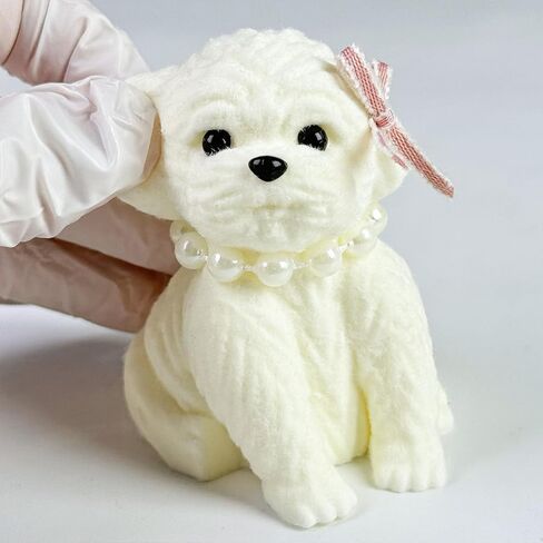 لعبة Taba Squishy Dog Toy ، Taba Squishy Teddy Dog Toy ، Poodle Cute Squishy ، لعبة جرو واقعية ، سليكون Mochi Fidge ، هدية تخفيف الإجهاد للبالغين والأطفال (براون-S) in Kuwait