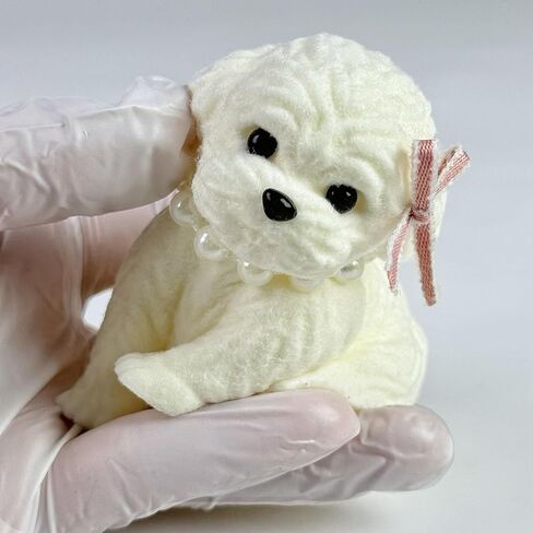 لعبة Taba Squishy Dog Toy ، Taba Squishy Teddy Dog Toy ، Poodle Cute Squishy ، لعبة جرو واقعية ، سليكون Mochi Fidge ، هدية تخفيف الإجهاد للبالغين والأطفال (براون-S) in Kuwait