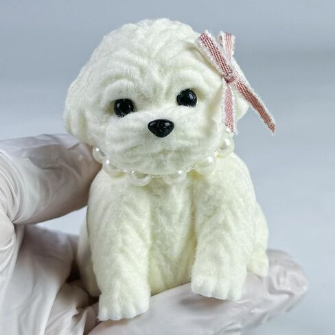 لعبة Taba Squishy Dog Toy ، Taba Squishy Teddy Dog Toy ، Poodle Cute Squishy ، لعبة جرو واقعية ، سليكون Mochi Fidge ، هدية تخفيف الإجهاد للبالغين والأطفال (براون-S) in Kuwait