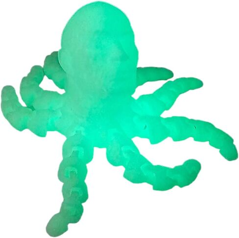 ثلاثية الأبعاد المطبوعة Rocktopus ، The Rock ، تململ مفصلية ، الأخطبوط ، لعبة تخفيف الإجهاد ، صندوق تململ ، لعبة ADHD ، مساعدة الإغاثة من القلق (Green Green) in Kuwait