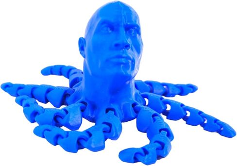 ثلاثية الأبعاد المطبوعة Rocktopus ، The Rock ، تململ مفصلية ، الأخطبوط ، لعبة تخفيف الإجهاد ، صندوق تململ ، لعبة ADHD ، مساعدة الإغاثة من القلق (Green Green) in Kuwait