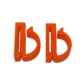 حلقة التروس مول ، مرفق تكتيكي لحقائب الظهر والحقائب ، مصنوعة يدويًا في ميشيغان (برتقالي)