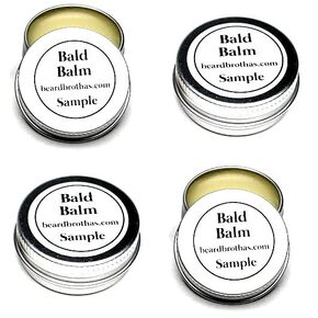 Bald Head Balm Moisturizer. Multi-Scent Sampler. 9 Half Ounce Containers of Our Scent Collection. Shines, Moisturizes, and Protects the Scalp.