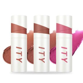 ITY Velvet Matte Finish Lip Stain-Mousse Textured Lip Clay, Dark Shades, Conceals Lip Lines, Rich Pigment Lip Tint Lipsticks, 0.14 oz (4g) in Truffle new version
