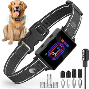 2 Pack Dog Bark Collar, 2025 Bark Collar for Small, Medium, Large 5-130 lbs Dogs - Smart Rechargeable Anti-Barking Training Collar with 10 Adjustable Sensitivity-Bark Collar with Beep Vibratio