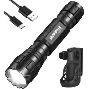 Tactical Flashlight 1200 High Lumen Duty Belt Flashlight for Law Enforcement, Premium Police Flashlight with Holster for Duty Belt,led Flashlight Small -Sentinel-X1