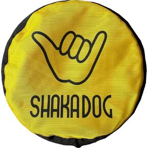 Shaka™ ZippyToss Flying Dog Disc, Interactive Durable Soft 9" Fetch Toy – Floats in Water & Safe on Teeth, All Breeds (Multi-Color, 5 Pack)