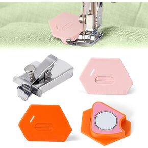 3 pcs Magnetic Seam Guide for Sewing Machine, Magnetic Sewing Guide with Clip&Hemmer Guide with Scale, Universal Sewing Accessory for Magnet Making Machines,Sewing Supplies Accessories（3pcs）