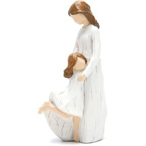 Hodao 6" Decorations Handmade polyresin Ornaments Sweet Figurines Decor Home Table Decorations Birthday Gifts to Mom from Daughter