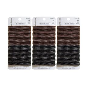 minihope Women's Hair Elastic Thick Tie,120 Count (Pack of 1), 4MM for Medium Hair.Value pack.……