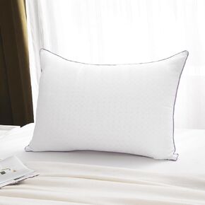 JOLLYVOGUE Pillows Standard Size Set of 4, Cooling and Supportive Bed Pillows with Super Soft Down Alternative Fill, Luxury Fluffy Hotel Quality for Side, Back and Stomach Sleepers
