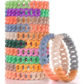 24 Pack Mosquito Repellent Bracelets for Adults and Kids, DEET-Free Insect & Bug Repellent Bands, Individually Wrapped Repellent Wristbands for Outdoor Camping Traveling
