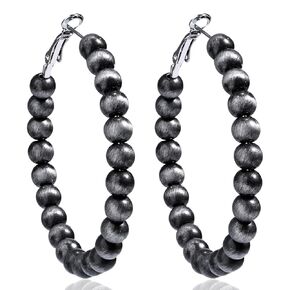 Navajo Pearls تتدلى أقراط طوق مكتنزة للنساء Hypoallergenic عتيق البقر المجوهرات المجوهرات