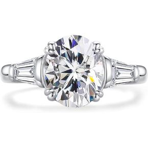 3CT/4CT Moissanite خاتم الخطوبة مدي/قناة/شق/الإعداد رنين 925 الجنيه الفضي الجنيه الفضي Cut D Color VVS1 Lab التي تم إنشاؤها أشرطة الزفاف الماس للنساء الرجال