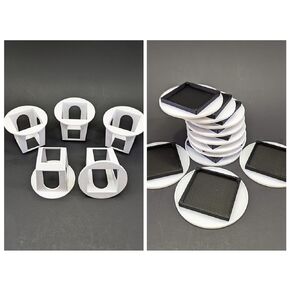 Set of 10 Pod Caps Compatible with Gardyn(the Caps go on top of yPod) (White)