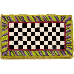 MACKENZIE-CHILDS Entrance Mat, Decorative Outdoor Front-Door Mat, Coir Doormat, Queen Bee