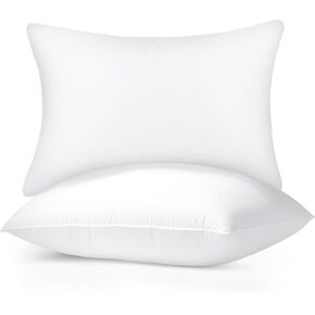 Pillows Queen Size Set of 2, Cooling and Supportive Hotel Quality Pillows for Side, Back and Stomach Sleepers, Luxury Fluffy Down Alternative Plump Filling Soft Bed Pillows for Sleeping