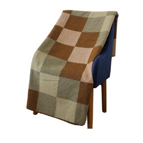 Tommy Lion Alpaca Wool بطانية ، رمي ناعم يدويًا ، كوين والحجم الكامل ، ألوان بوهو بارتيترن. (متعدد الألوان ، 60 × 80 بوصة)