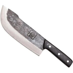 COOLINA Lixy Cleaver Chef Knife, 8.7-in Hand-forged High Manganese Clad Steel, Full Tang Butcher Knife, Razor Sharp Kitchen Knife for Camping, Outdoor Cooking, Slicing, Cutting Meat
