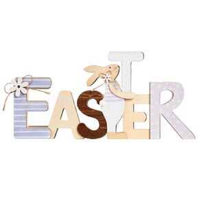 ديكور علامات أرنب عيد الفصح الخشبية ، علامة DIY للمنزل ، المكتب ، رف ، على الرف الداخلي - ديكورات عيد الفصح الريفية للمنزل ، ديكور الربيع مزرعة ، Pascua Gift Decoración de Pascua ، Regalo