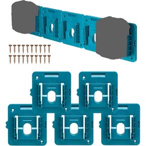 Crtbelfy Battery Holder Mount for Makita 18V Battery Dock Holder Fit for BL1860 BL1850 BL1840 BL1830 Batteries - 10 Pack