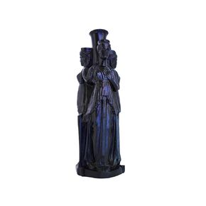 تمثال Hecate يدويًا راتنجات اليونانية إلهة اليونانية هيكات من أجل Hecate Altar Adtar of Witches Hekate Triple Moon Goddess (6.0 بوصة أسود)