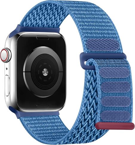 Nylon Solo Loop Band Compatible with Apple Watch Band 38mm 40mm 41mm 42mm 44mm 45mm 46mm 49mm for Women Men,Braided Adjustable Breathable Straps for iWatch Series 10/9/8/7/6/5/4/3/2/1/SE/Ultra in Kuwait
