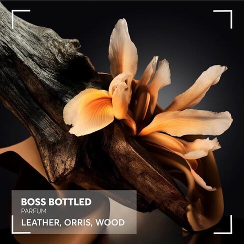 Hugo Boss المعبأة في زجاجات Parfum - Woody Ambery Men's Cologne - مع ملاحظات من الجلود ، Orris & Wood - عطر طويل الأمد in Saudi Arabia