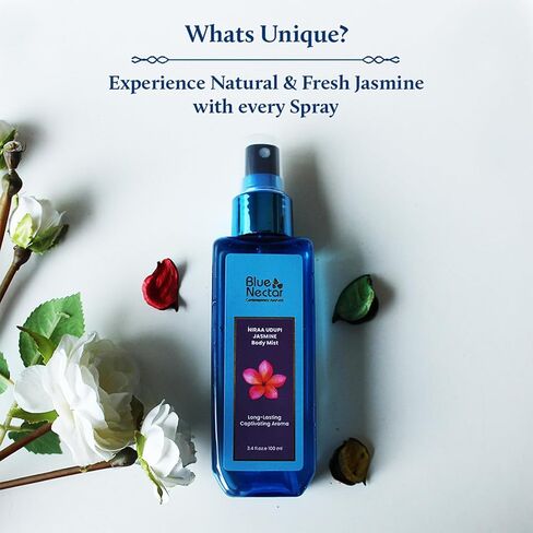 Blue Nectar Niraa Madurai Sandalwood Body Mist for Long Lasting Freshness and Aromatic Body Fragrance(3.4 Fl Oz) in Kuwait