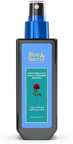 Blue Nectar Niraa Madurai Sandalwood Body Mist for Long Lasting Freshness and Aromatic Body Fragrance(3.4 Fl Oz) in Kuwait