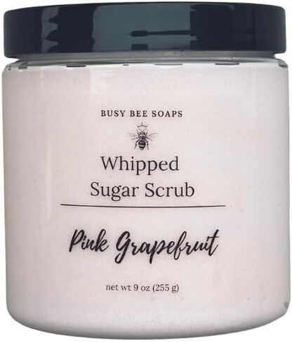 Whipped Goat's Milk Sugar Scrub, Creamy Lather, Moisturizing Formula (9 oz, Lavender Sage) in Saudi Arabia