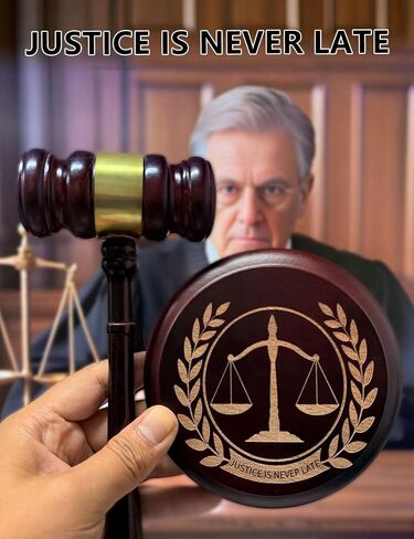 Perfect Desk Accessory, Wooden Gavel and Sound Block Set for Lawyers, Judges, Chairmen of The Board Auction, Club Presidents in Saudi Arabia