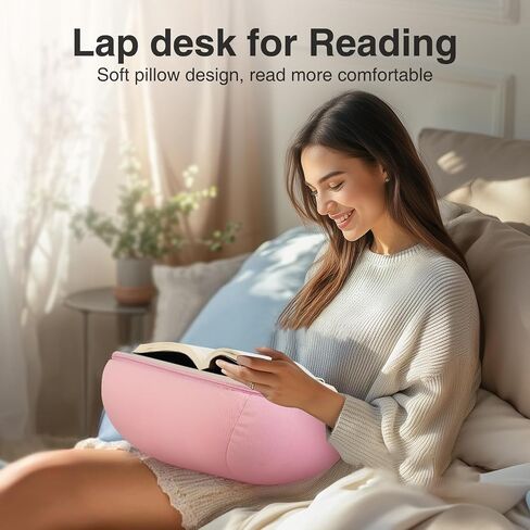 elitehood Book Stand, Comfortable Book Stand with Pillow Pad for Hand Free Reading in Bed, Bed Book Lap Holder - Minimize Neck Strain & Perfect Idea for Book Lovers in Dorm Room or Anywhere in Saudi Arabia