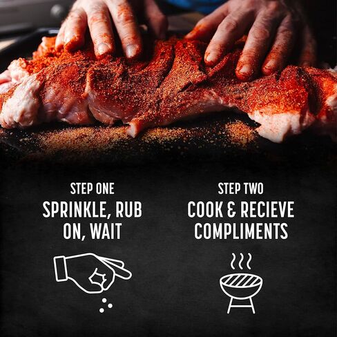 Spice Rack Co. BBQ Sips and Rubs - مجموعات التدخين والشواء ومجموعات التوابل ، وملحقات الشواء وملحقات المدخن ، وهدايا أعياد الميلاد له ، هدايا عيد ميلاد رجال للرجال (5 عبوات) in Saudi Arabia