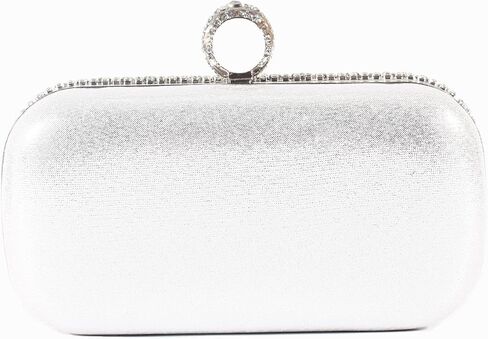 Silver Sparkling 3-in-1 Handbag with Tassels Evening Bag for Women Formal Clutch Purses for Women Durable Fashionista Women's Evening HandBags 7.7'x5.3'x2.4' Perfect for Bridal Wedding Party (silver) in Saudi Arabia