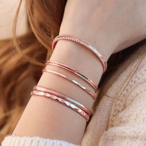 Wide Hammered Cuff Bracelet; 14K Gold Filled Bangle with Hammered Texture; Women's Stacking Cuff by Lotus Stone Jewelry (L, Gold) in Saudi Arabia
