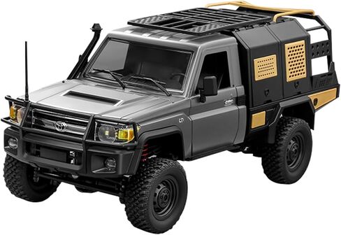 1/12 Scale RC Crawler, MN-82S LC79 RTR RC Truck 4x4 Off Road Vehicles 2.4GHz RC Rock Crawler Car with LED Lights, 7.4V 1200mAh Battery for Adults Hobby Toys (Black) in Saudi Arabia