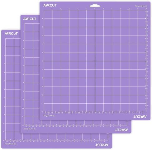 AIRCUT Cutting Mat for Cricut Maker/Explore Air 2/Air/One(12x12 Inch, StandardGrip, LightGrip, StrongGrip) Multiple Adhesive Sticky Quilting Cricket Cutting Mats Replacement Accessories for Cricut in Saudi Arabia