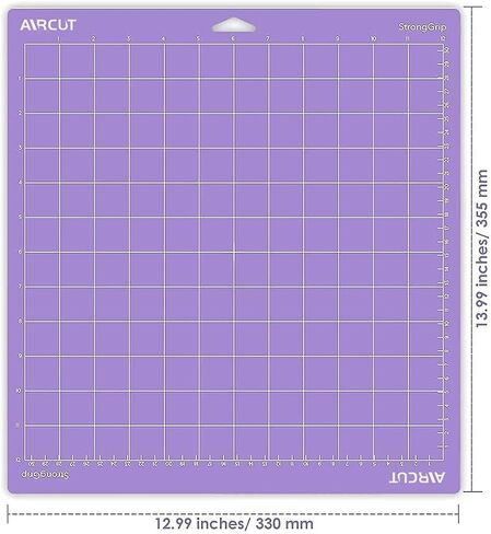 AIRCUT Cutting Mat for Cricut Maker/Explore Air 2/Air/One(12x12 Inch, StandardGrip, LightGrip, StrongGrip) Multiple Adhesive Sticky Quilting Cricket Cutting Mats Replacement Accessories for Cricut in Saudi Arabia