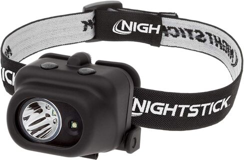 Nightstick NSP-4608BC Multi Function Clip-On LED Headlamp, Spotlight, White Floodlight, Black Body, Multicolor in Saudi Arabia