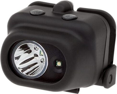 Nightstick NSP-4608BC Multi Function Clip-On LED Headlamp, Spotlight, White Floodlight, Black Body, Multicolor in Saudi Arabia